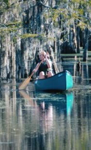 solo canoeing